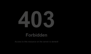 error